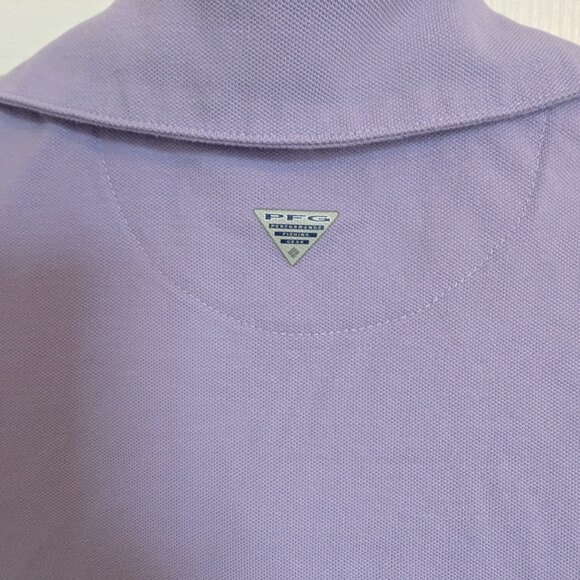 Columbua | PFG Lavender Sleeveless Polo Shirt | M | SPF 50+ | EUC - Picture 1 of 6
